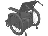 Wheelchair 3D Model