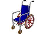 Wheelchair 3D Model preview