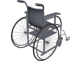 Wheelchair 3D Model preview