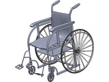 Wheelchair 3D Model