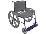 Wheelchair 3D Model