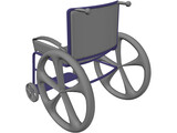 Wheelchair 3D Model