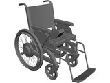 Wheelchair Electro 3D Model preview