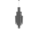 White Chandelier 3D Model