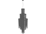 White Chandelier 3D Model