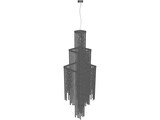 White Chandelier 3D Model