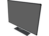 Whiteboard with Pen 3D Model preview