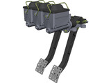 Wilwood 34011299 Reverse Mount Car Pedals 3D Model preview