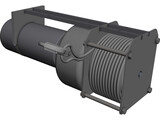 Winch 3D Model preview