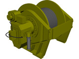 Winch 3D Model preview