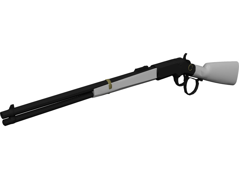 Winchester 1873 Saddleloop Carbine 3D Model