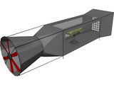 Wind Tunnel 3D Model preview