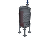 Wine Fermenter 3D Model preview
