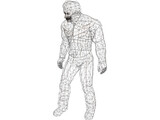 Wolverine X-Man 3D Model