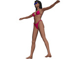 Woman Bikini 3D Model