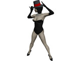 Woman Domenika 3D Model preview