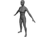Woman European 3D Model preview