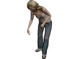 Woman Golfer 3D Model preview