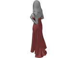 Woman in Wedding Dress 3D Model