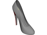Woman Shoe 3D Model preview
