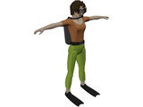 Woman Swimmer 3D Model