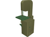 Wood Band Saw 20 in. 3D Model preview