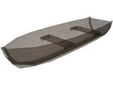Wood Boat 3D Model