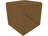 Wood Box 3D Model