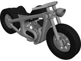 Wood Moto Kids 3D Model preview