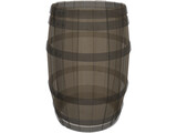 Wooden Barrel 3D Model