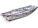 Wooden Boat 3D Model