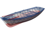 Wooden Boat 3D Model