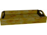 Wooden Tray 3D Model preview