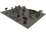 Woodworking Equipment 3D Model preview