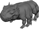 Woola the Barsoomian Calot 3D Model preview