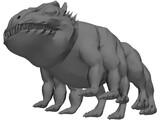 Woola the Barsoomian Calot 3D Model