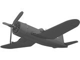 World War Two Fighter Plane 3D Model