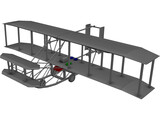 Wrights Aircraft 3D Model preview