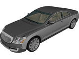 Xenatec Maybach 57S Coupe 3D Model preview