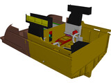 Yacht Engine Exhaust Arrangement 3D Model preview