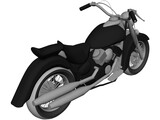 Yamaha Dragstar (2007) 3D Model preview