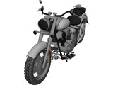 Yamaha FJ1100 (1979) 3D Model preview