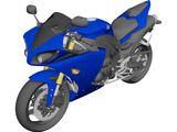 Yamaha R1 (2010) 3D Model preview
