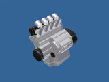 Yamaha R1 Engine (2006) 3D Model