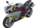 Yamaha R1 3D Model preview
