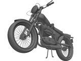 Yamaha SR125 3D Model