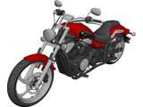 Yamaha Stryker (2012) 3D Model preview