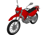 Yamaha XTZ 125 3D Model preview