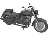 Yamaha XV1600A 3D Model preview