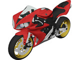 Yamaha YZF-R1 3D Model preview